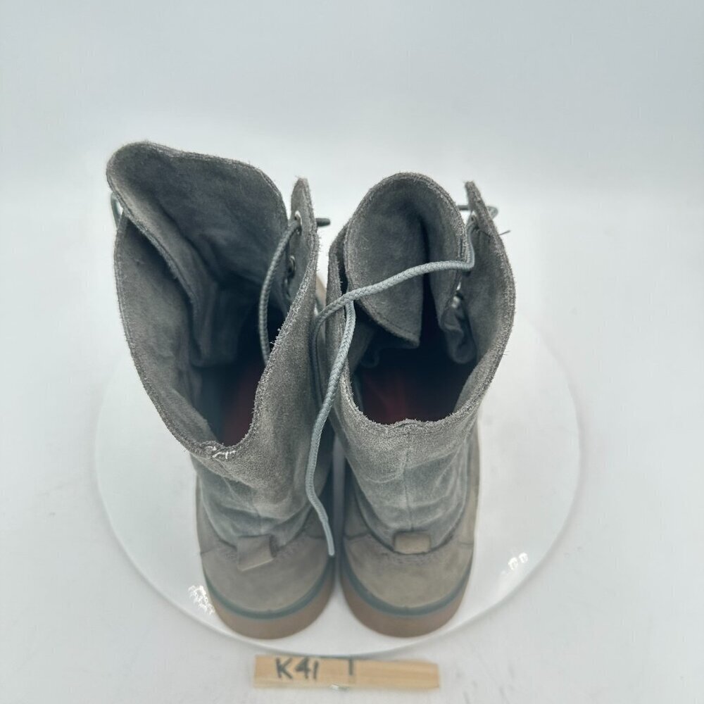 Timberland Jayne Roll Top Women Size 9.5 A1XBQ Medium Grey Nubuck Ankle Boot - Picture 9 of 11